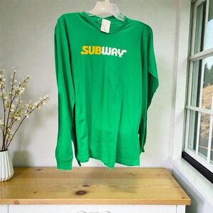 Subway Green Long Sleeve Shirt